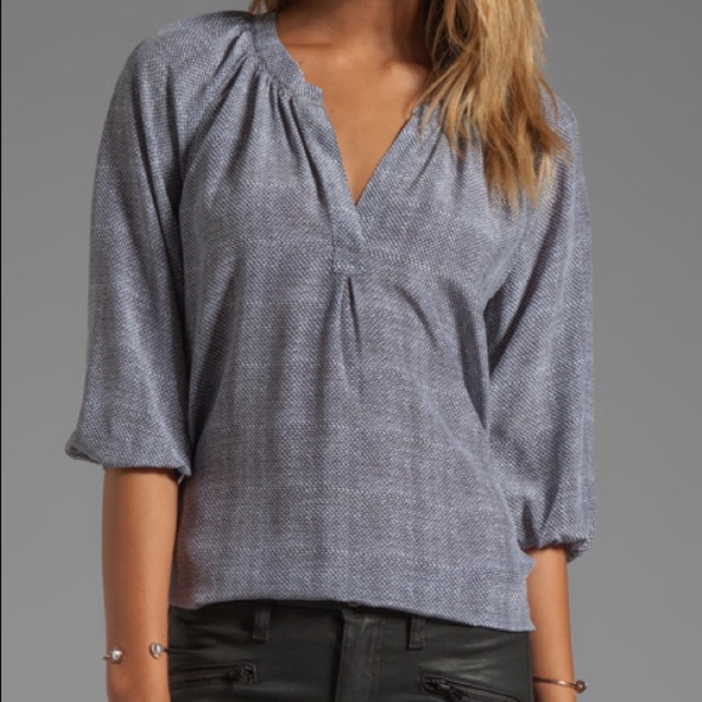 JOIE | Addie B Textural silk blouse